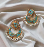 House Of Jewels- Ethnic Gajra  Earrings - Blue