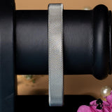 Garnet Lane- Silver Unisex Stainless Bracelet