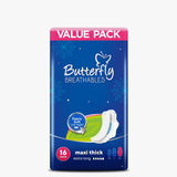 Butterfly Maxi Breathables- Maxi Thick Extra Large Value Pack 16pcs