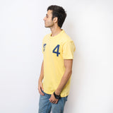 VYBE -Printed T Shirt-Four Logo-Yellow