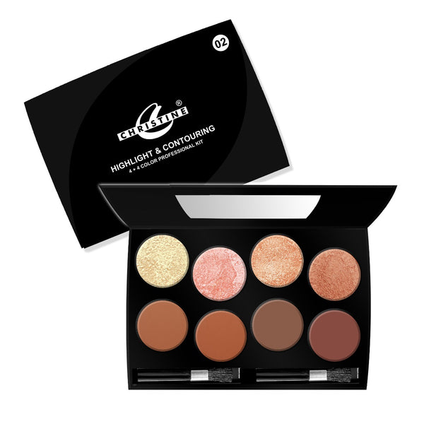 Christine - 4+4 Highlight & Contouring Kit #2