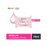 Garnier- Skin Active Micellar Makeup Cleansing Wipes 25 pcs