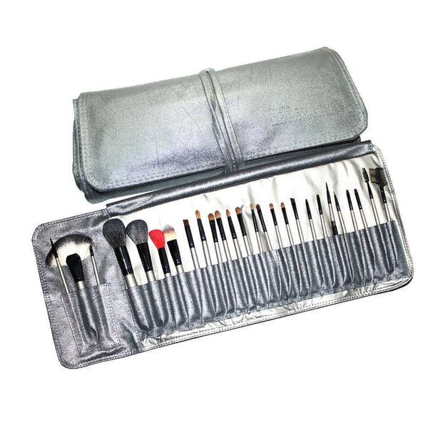 Forever52- Forever52-  Professional Make-up Brush Set With Fold-up Pouch (25 Pieces) - X028