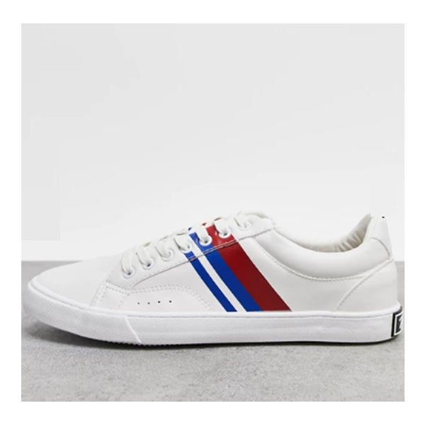 Asos Design-  Topman trainers with stripe in white