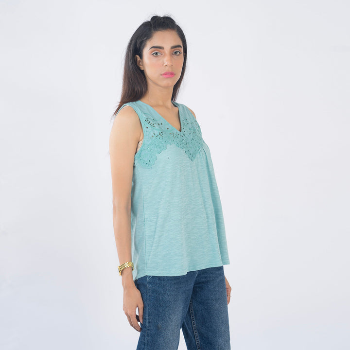 VYBE- Ladies Tops-Sea Green