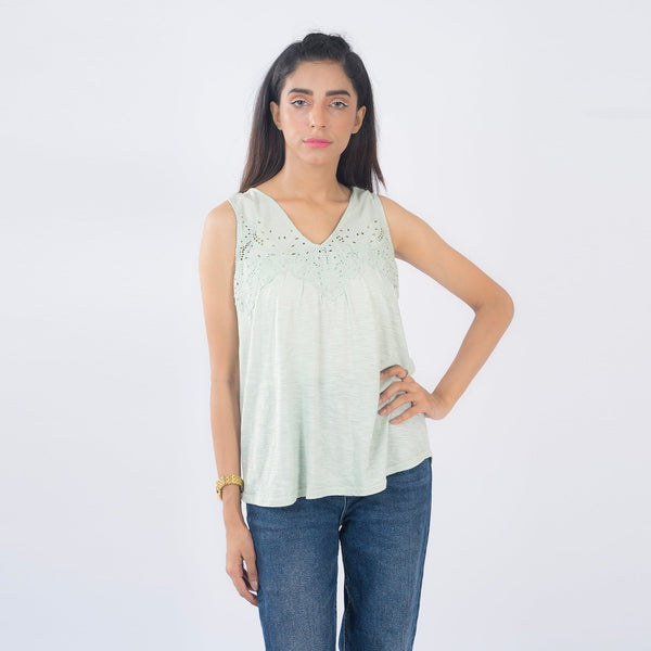 VYBE- Ladies Tops-Light Green