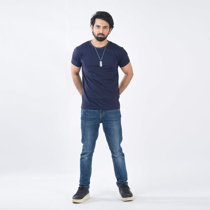 VYBE- T-Shirt-Navy Blue 2