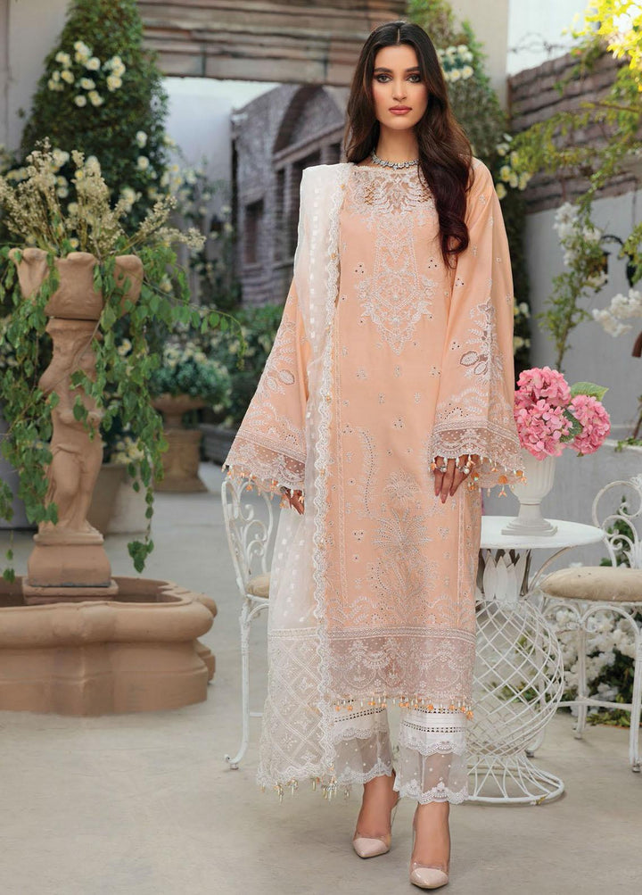 Anaya By Kiran Chaudhry- Embroidered Lawn Suits Unstitched 3 Piece AKC22CK ACL22-06-Sanya - Luxury Collection