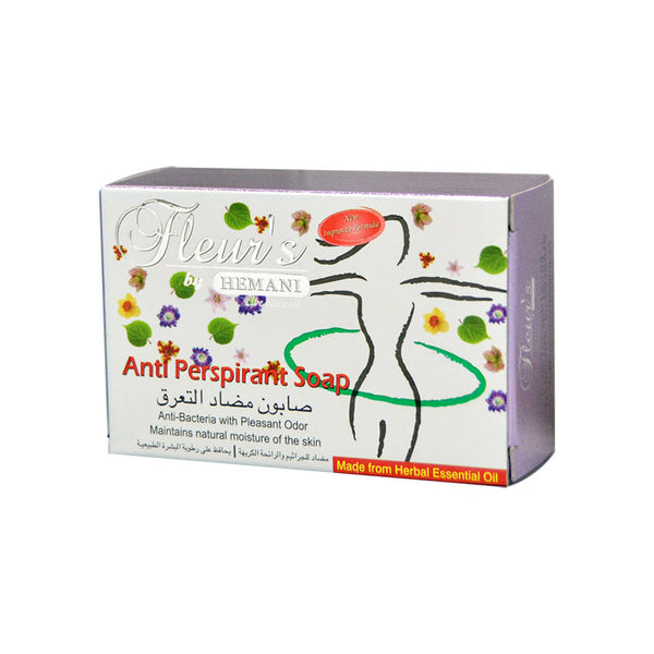 HEMANI HERBAL - Fleur's Anti Pespirant Soap 75gm