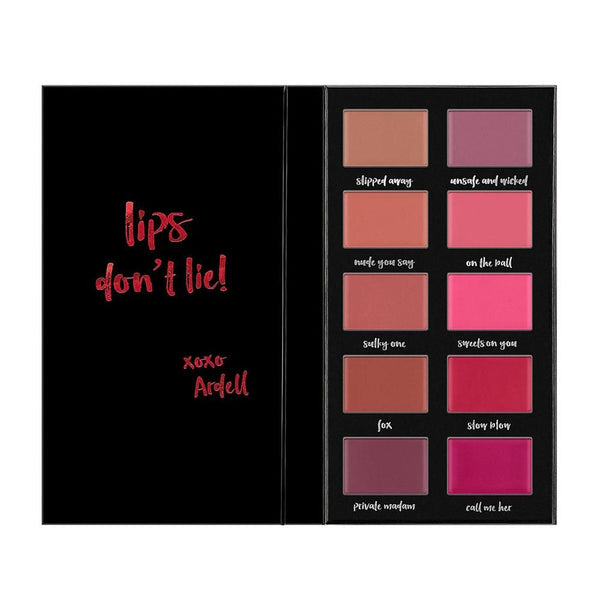 Ardell- Pro Lipstick Palette- Natural 10 Moisture Lipsticks, 8g