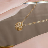 Shein- Rhinestone Golden Nacklace