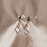 Shein- Triangle Drop Earrings