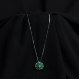 Shein- Green Zircon Necklace