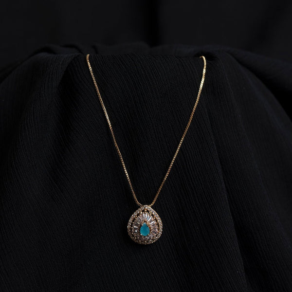 Shein- Blue Stone Necklace