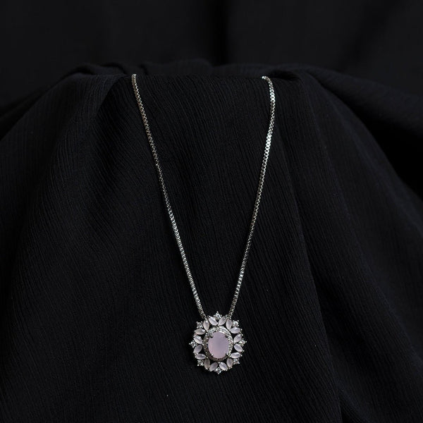 Shein- Pink Stone  Necklace