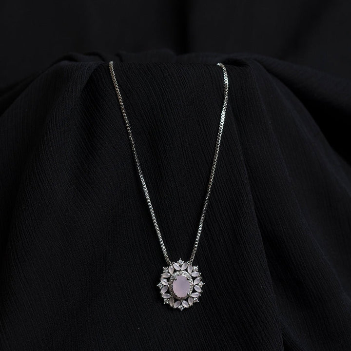 Shein- Pink Stone  Necklace