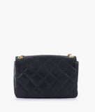 RTW - Black quilted mini bag with chain
