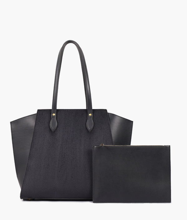 RTW - Black suede classic tote bag