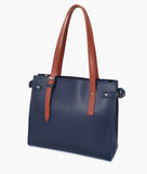 RTW- Blue satchel tote bag