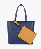 RTW - Blue tote bag with detachable pouch