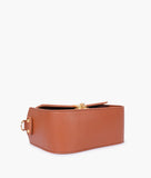 RTW - Brown saddle bag with twist lock