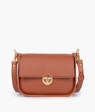 RTW - Brown saddle bag with twist lock