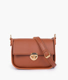 RTW - Brown saddle bag with twist lock