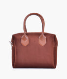 RTW Horse brown suede mini bowling bag