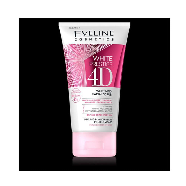 Eveline-  WHITE PRESTIGE 4D WHITENING F.SCRUB -150ml