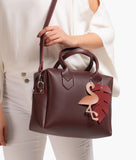 RTW - Burgundy mini bowling bag