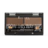 Rimmel London - Brow This Way Eyebrow Sculpting Kit, Medium Brown