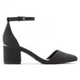 Call It Spring- Drizzy Mid Heels - Black