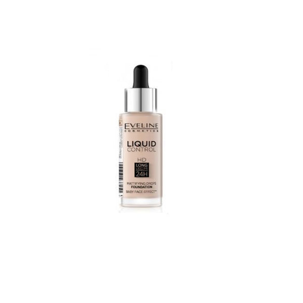 Eveline- Liquid Control mattifying drops foundation # 20, 32ml