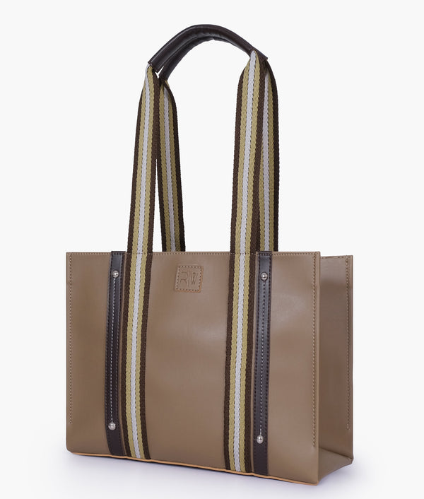 RTW - Coffee long strap tote bag