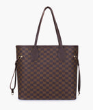 RTW - Dark brown checkered neverfull tote bag