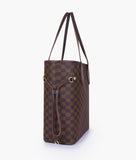 RTW - Dark brown checkered neverfull tote bag