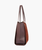 RTW - Dark brown suede classic tote bag