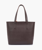 RTW - Dark brown tote bag with detachable pouch