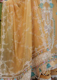 Elaf Premium Eid Edit Embroidered Lawn 3 Piece Unstitched Suit EF24PEE D-02A DANIA