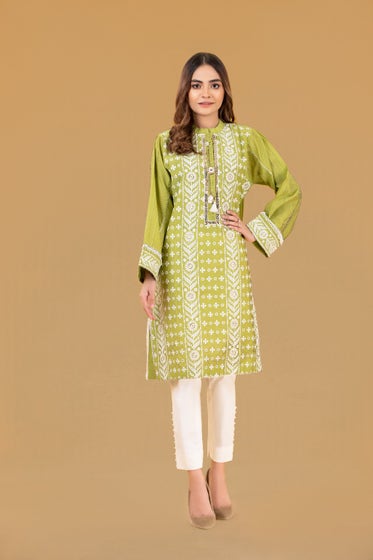 Gul Ahmed- Fancy Fabric Emb Shirt WGK-YDS-DE-420