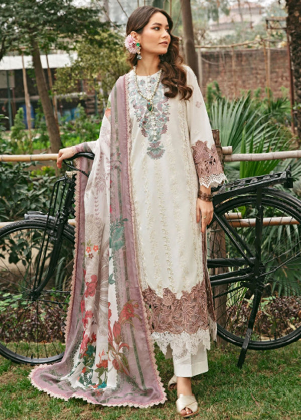 Florent Embroidered Lawn 3 Piece Unstitched Suit FL24LL-2A