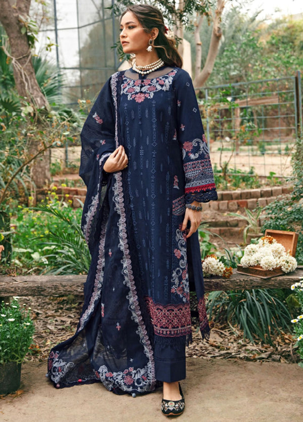 Florent Embroidered Lawn 3 Piece Unstitched Suit FL24LL-3A