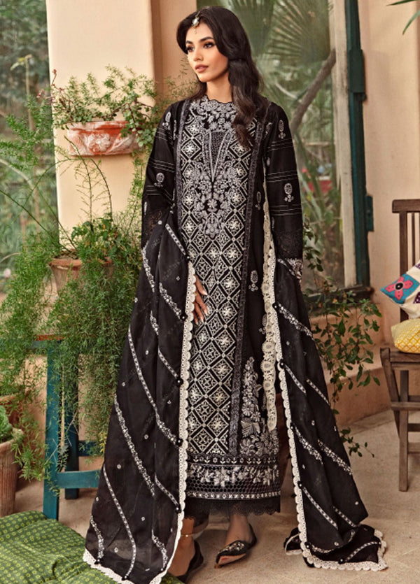 Florent Embroidered Lawn 3 Piece Unstitched Suit FL24LL-6A