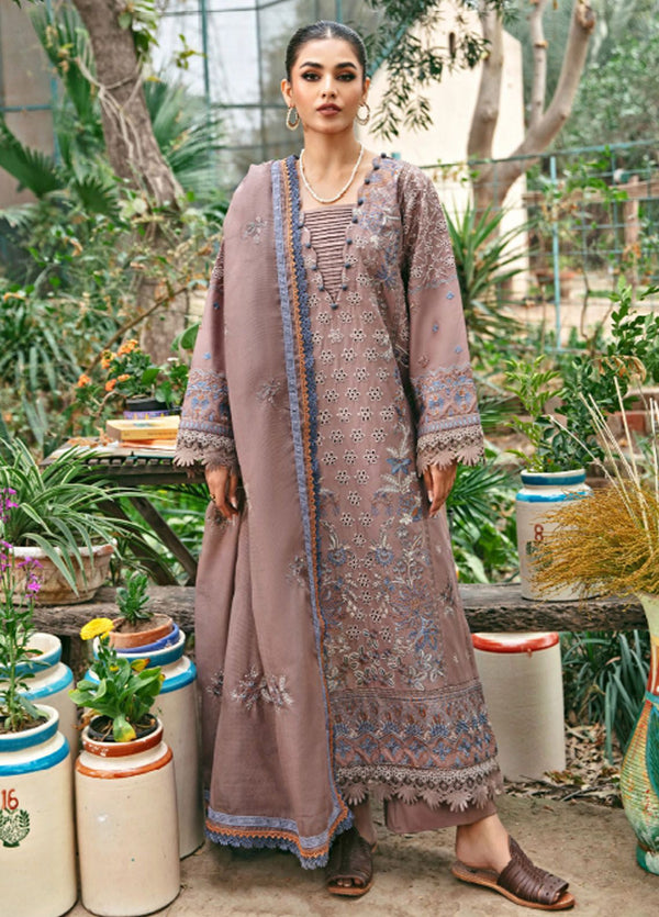 Florent Embroidered Lawn 3 Piece Unstitched Suit FL24LL-7B