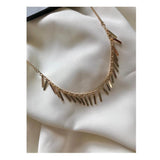 Jewels By Noor- gold h&m choker
