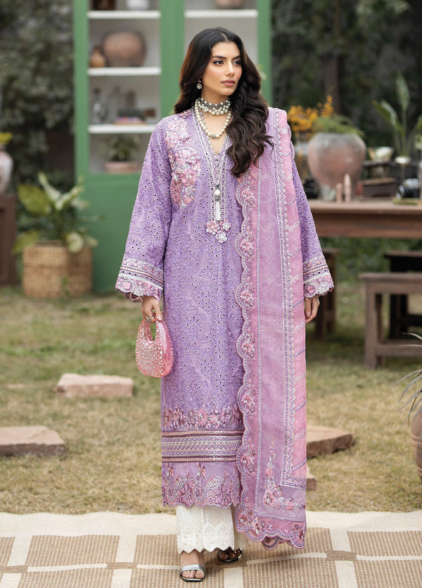 Gulposh By Serene Luxury Embroidered Lawn 3 Piece Unstitched Suit S24GLL-50-GUL