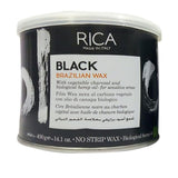Rica Wax- Charcoal Black Brazilian Wax (4736), 400G C