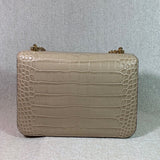 Tory Burch Eleanor Embossed Small Convertible Shoulder bag Perfect Sand