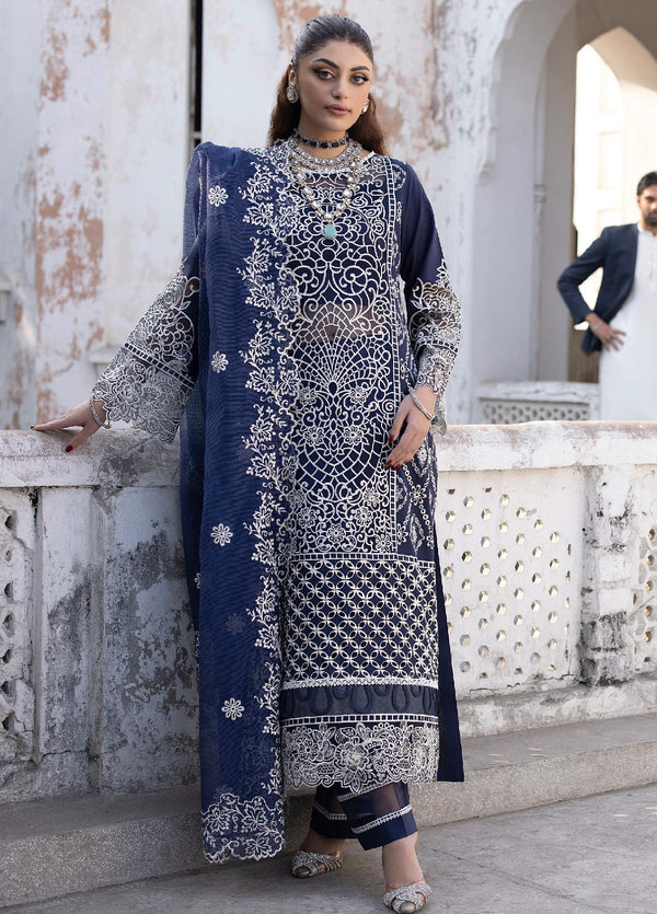 Mahrukh By Mahnur Luxury Lawn 3 Piece Unstitched Suit M24MLL-DUSK