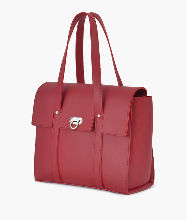 RTW - Maroon carry-all satchel bag